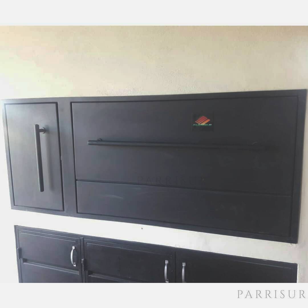 Puerta combinada en obra - vista de conjunto