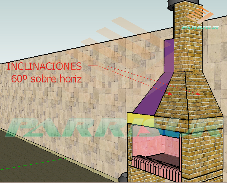 planos campana parrilla